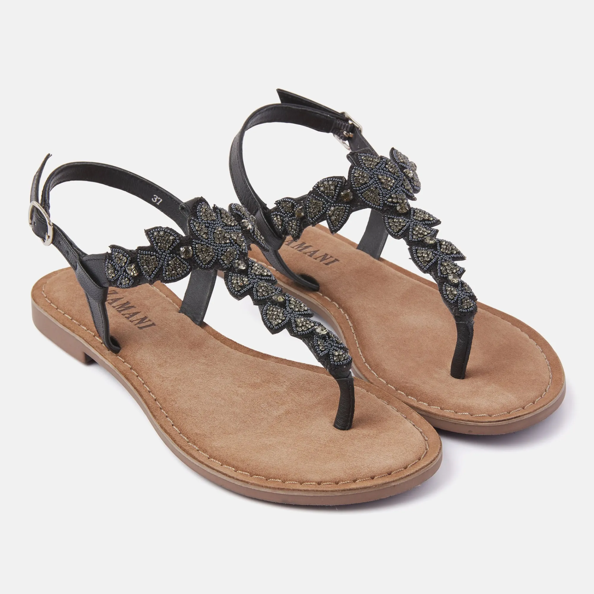 Vrouw Lazamani Sandalen-Dames Sandalen 75.837 Black