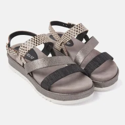 Vrouw Lazamani Sandalen-Dames Sandalen 75.827 Black