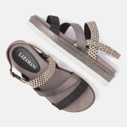 Vrouw Lazamani Sandalen-Dames Sandalen 75.827 Black