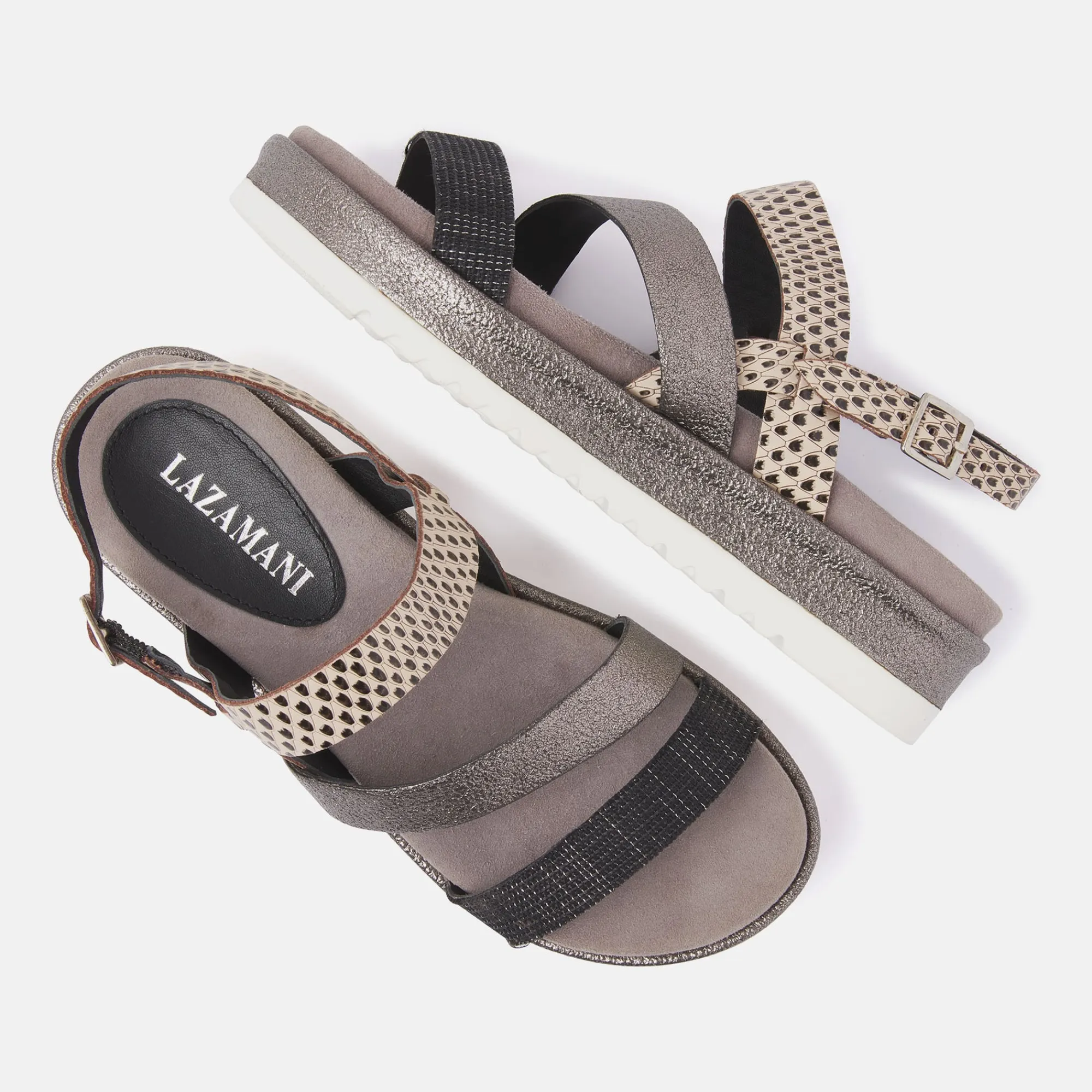 Vrouw Lazamani Sandalen-Dames Sandalen 75.827 Black