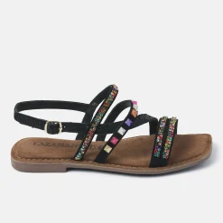 Vrouw Lazamani Sandalen-Dames Sandalen 75.405 Black
