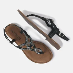 Vrouw Lazamani Sandalen-Dames Sandalen 75.352 Black