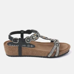 Vrouw Lazamani Sandalen-Dames Sandalen 75.354 Black