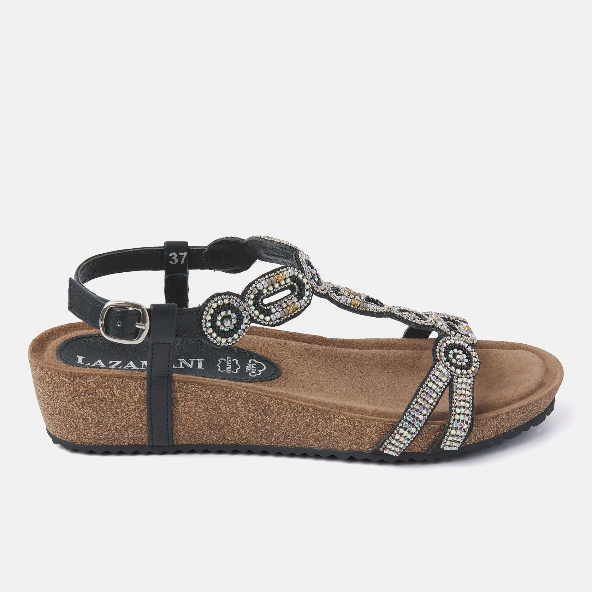 Vrouw Lazamani Sandalen-Dames Sandalen 75.354 Black