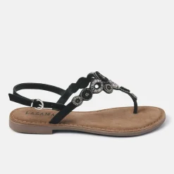 Vrouw Lazamani Sandalen-Dames Sandalen 75.314 Black