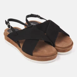 Vrouw Lazamani Sandalen-Dames Sandalen 75.792 Black