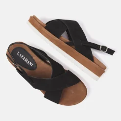 Vrouw Lazamani Sandalen-Dames Sandalen 75.792 Black
