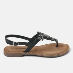 Vrouw Lazamani Sandalen-Dames Sandalen 75.357 Black