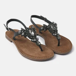 Vrouw Lazamani Sandalen-Dames Sandalen 75.357 Black
