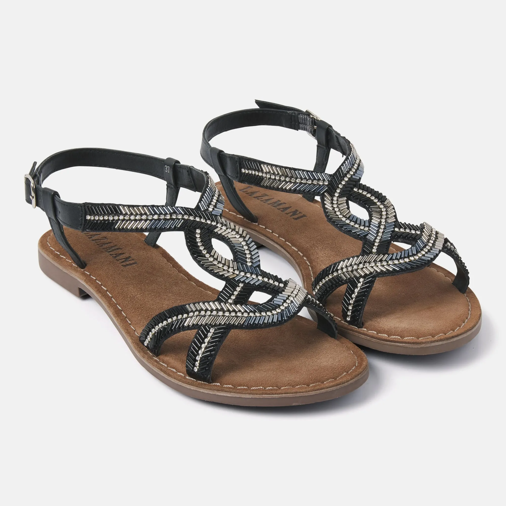 Vrouw Lazamani Sandalen-Dames Sandalen 75.290 Black