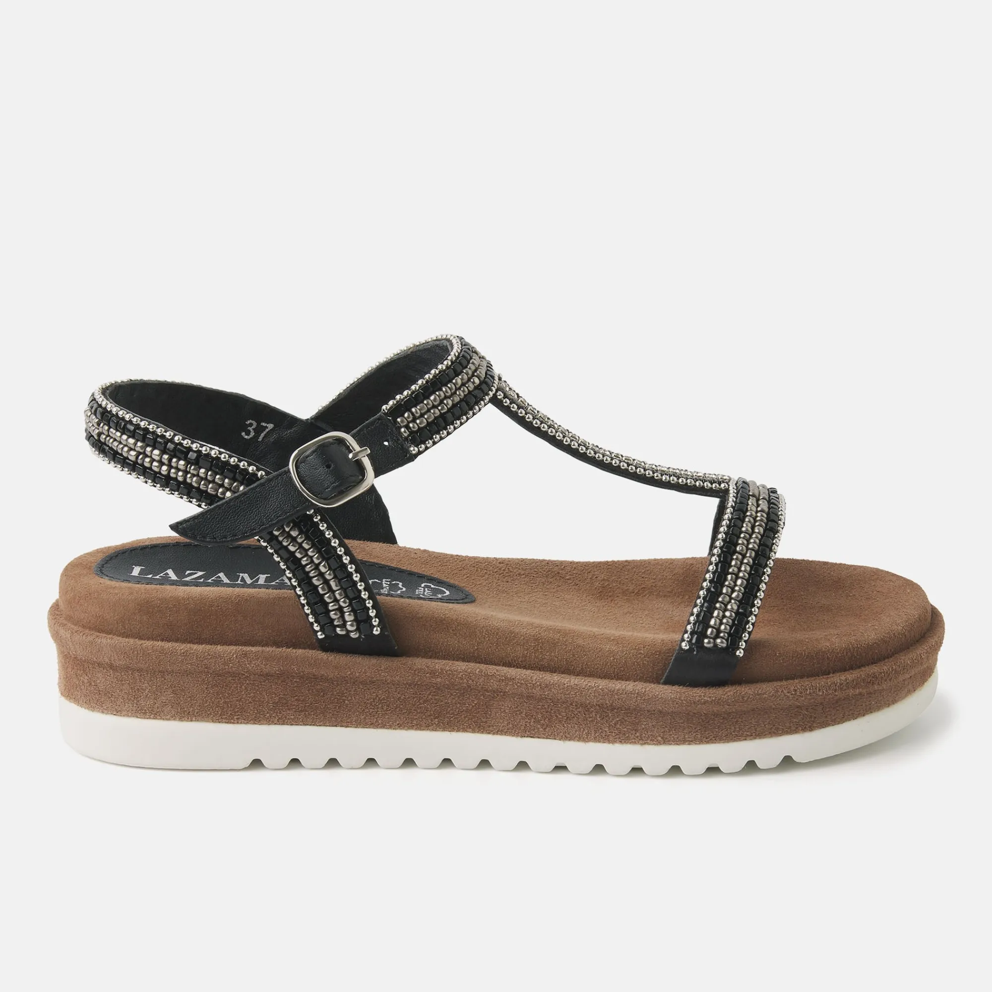 Vrouw Lazamani Sandalen-Dames Sandalen 75.417 Black