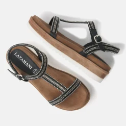 Vrouw Lazamani Sandalen-Dames Sandalen 75.417 Black