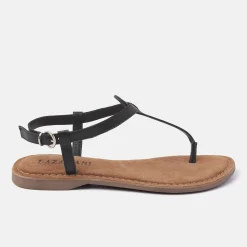 Vrouw Lazamani Sandalen-Dames Sandalen 75.618 Black