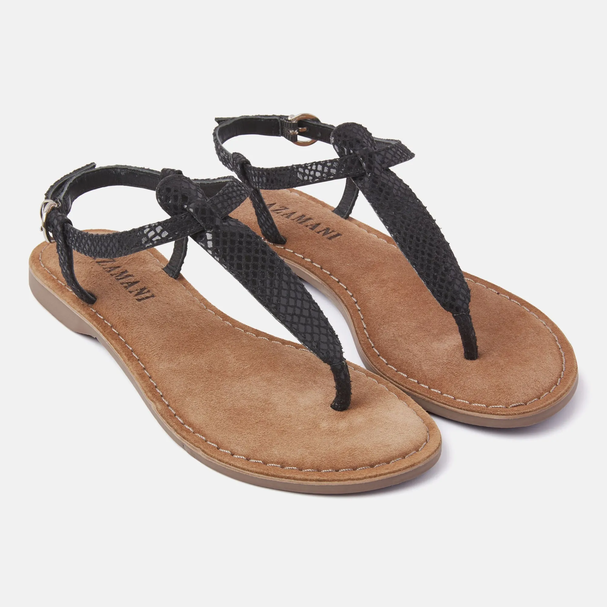 Vrouw Lazamani Sandalen-Dames Sandalen 75.611 Black