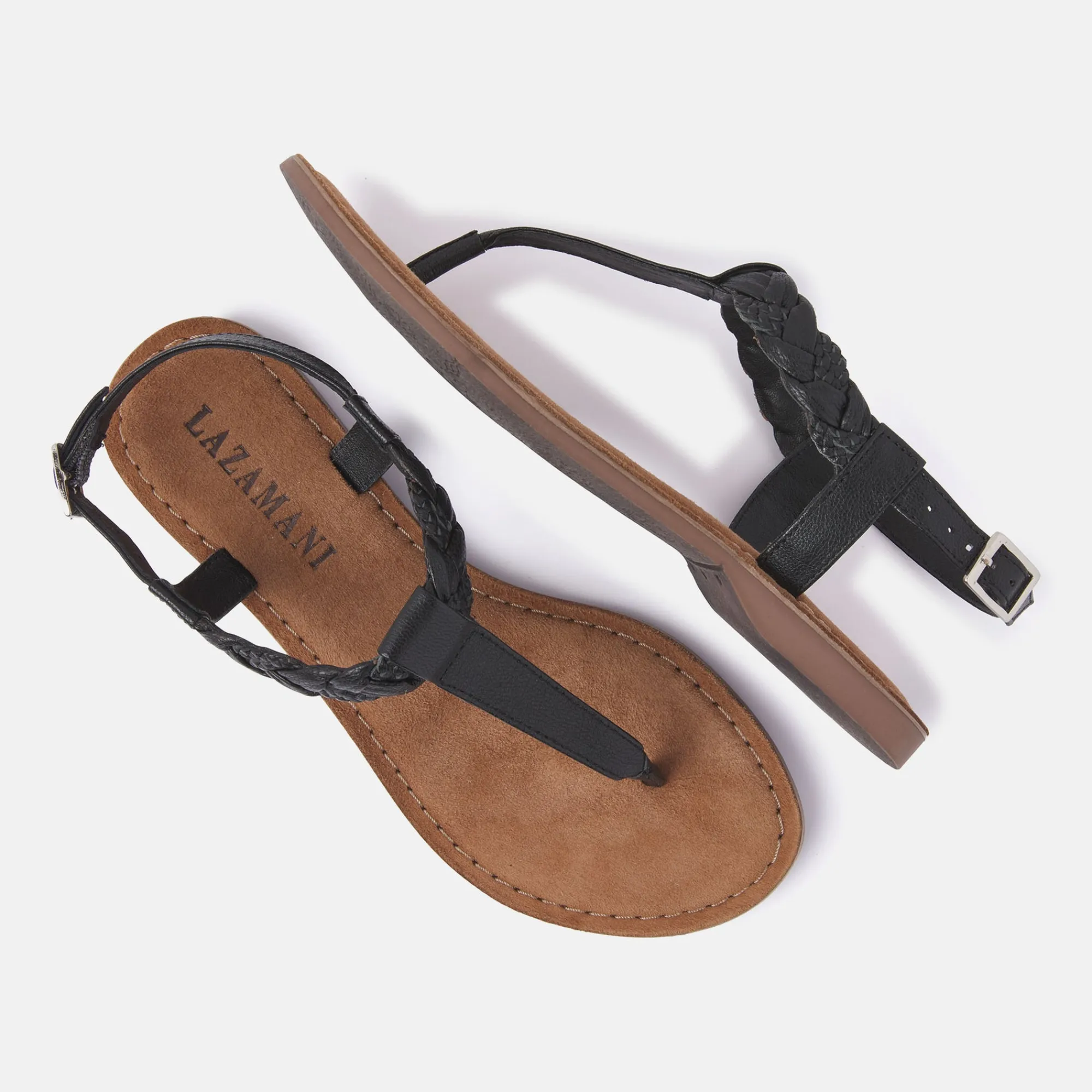Vrouw Lazamani Sandalen-Dames Sandalen 75.834 Black