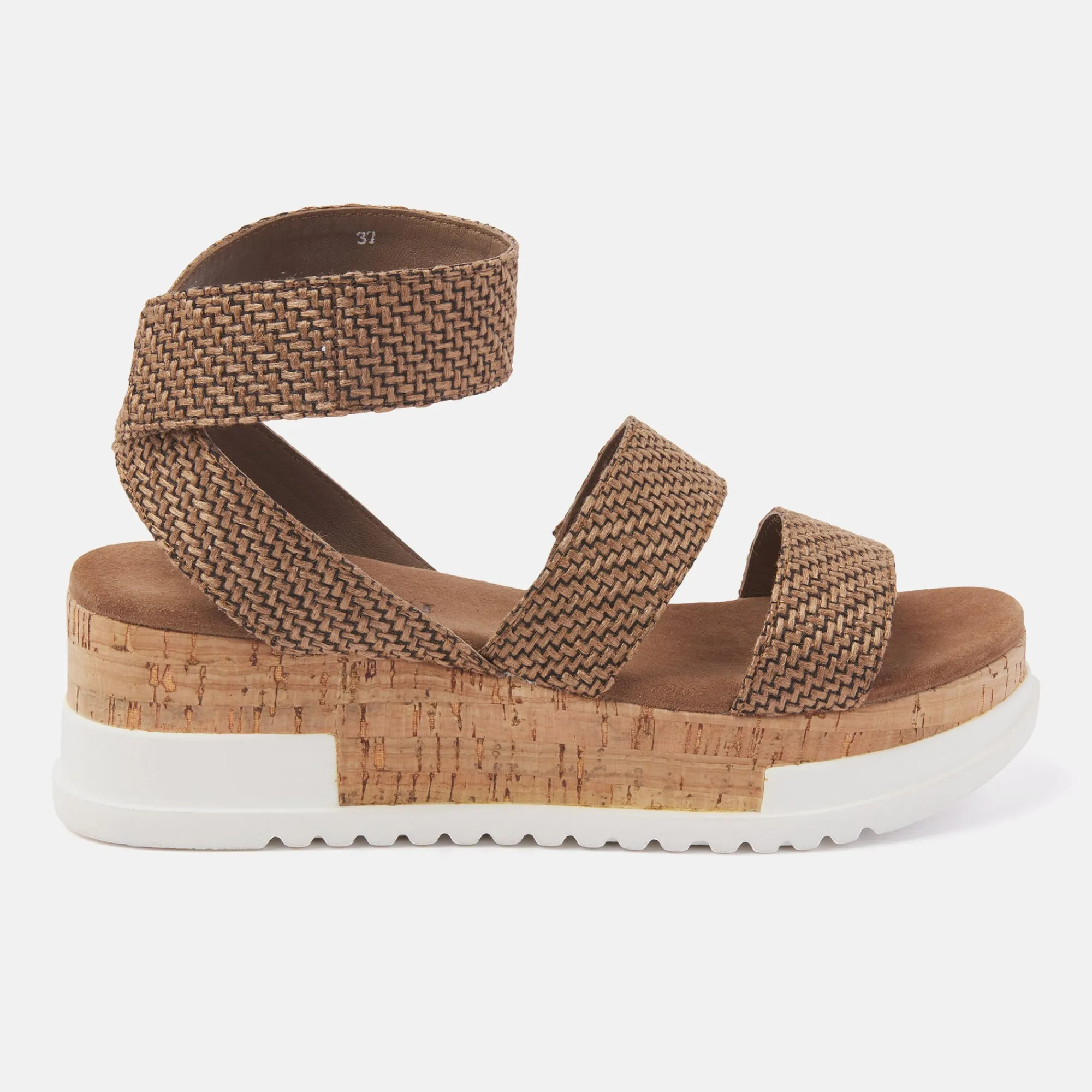 Vrouw Lazamani Sandalen-Dames Sandalen 75.812 Brown