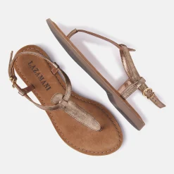 Vrouw Lazamani Sandalen-Dames Sandalen 75.422 Copper