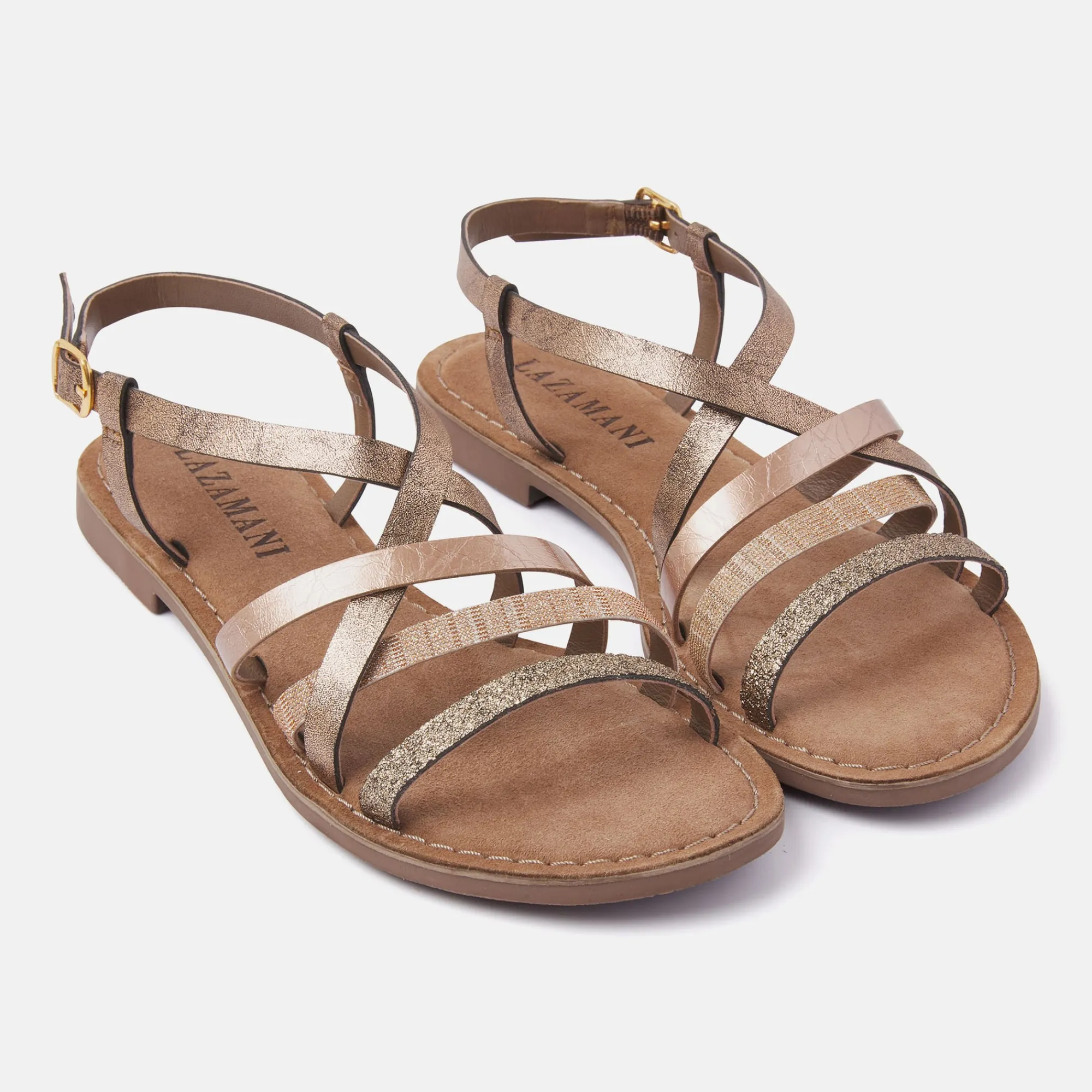 Vrouw Lazamani Sandalen-Dames Sandalen 75.529 Copper