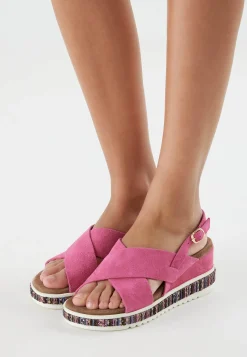 Vrouw Lazamani Sandalen-Dames Sandalen 75.370 Fuxia
