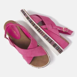Vrouw Lazamani Sandalen-Dames Sandalen 75.370 Fuxia