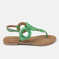 Vrouw Lazamani Sandalen-Dames Sandalen 33.543 Green
