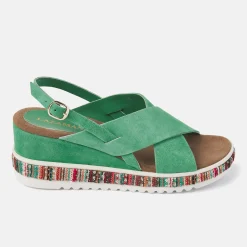 Vrouw Lazamani Sandalen-Dames Sandalen 75.370 Green