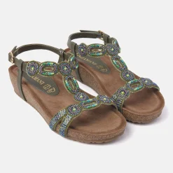 Vrouw Lazamani Sandalen-Dames Sandalen 75.354 Olive