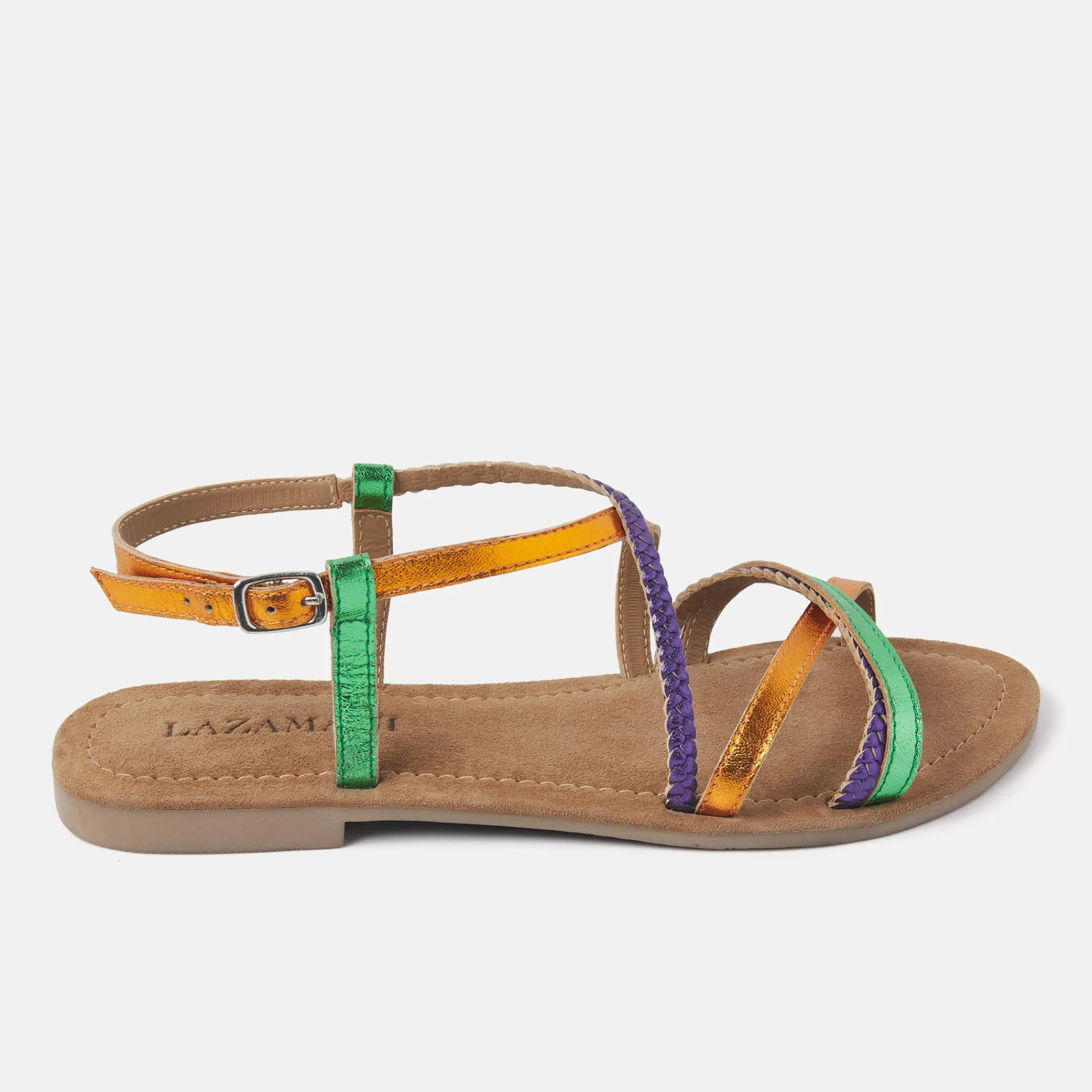 Vrouw Lazamani Sandalen-Dames Sandalen 33.524 Orange