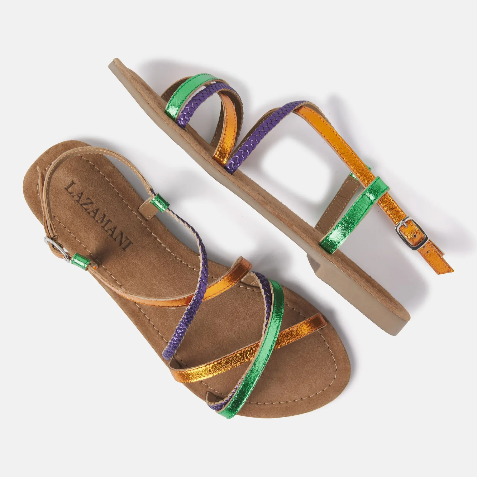 Vrouw Lazamani Sandalen-Dames Sandalen 33.524 Orange