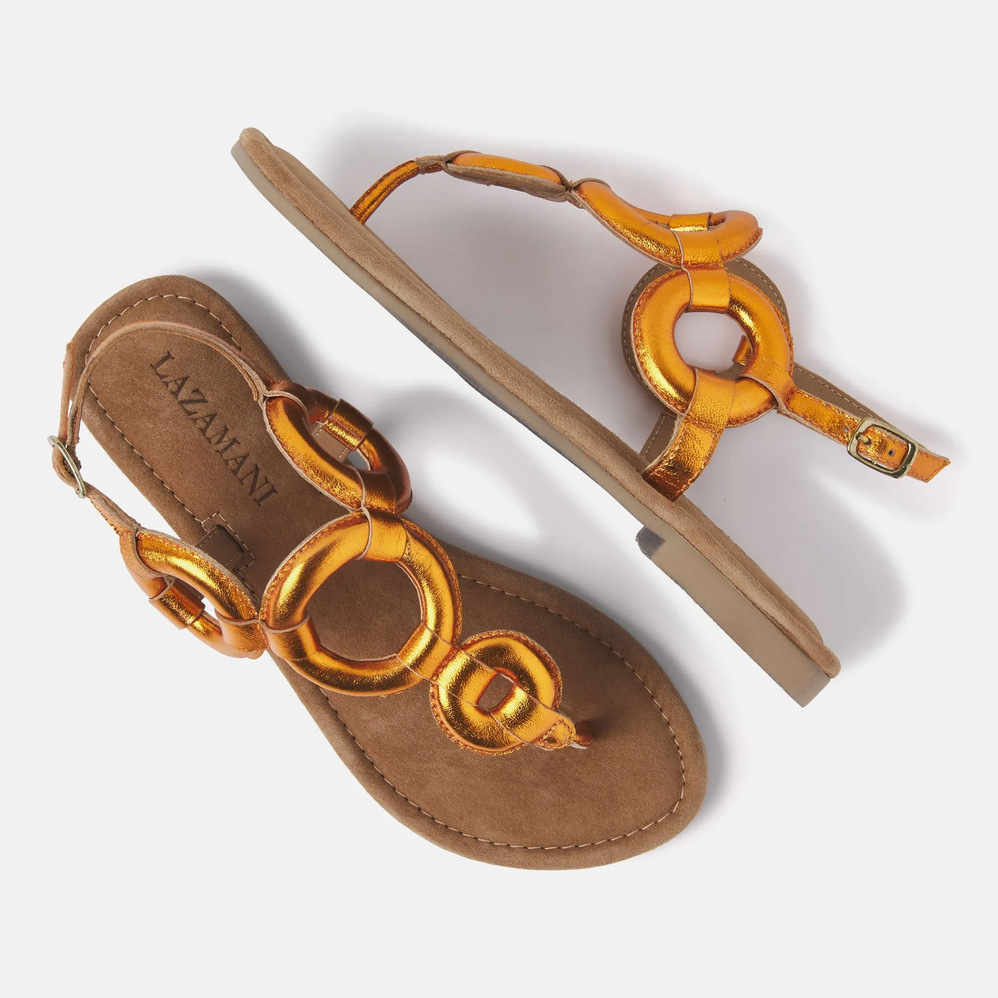 Vrouw Lazamani Sandalen-Dames Sandalen 33.543 Orange