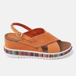 Vrouw Lazamani Sandalen-Dames Sandalen 75.370 Orange