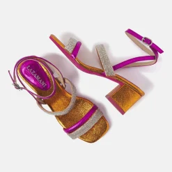 Vrouw Lazamani Sandalen-Dames Sandalen 85.563 Orange Multi