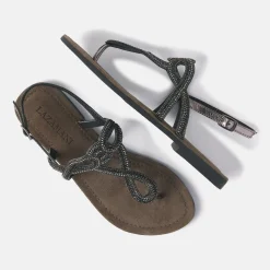 Vrouw Lazamani Sandalen-Dames Sandalen 33.510 Pewter