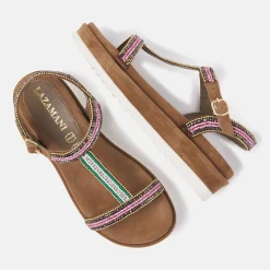 Vrouw Lazamani Sandalen-Dames Sandalen 75.417 Pink Multi