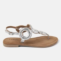 Vrouw Lazamani Sandalen-Dames Sandalen 33.543 Silver