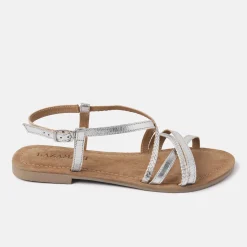 Vrouw Lazamani Sandalen-Dames Sandalen 33.523 Silver
