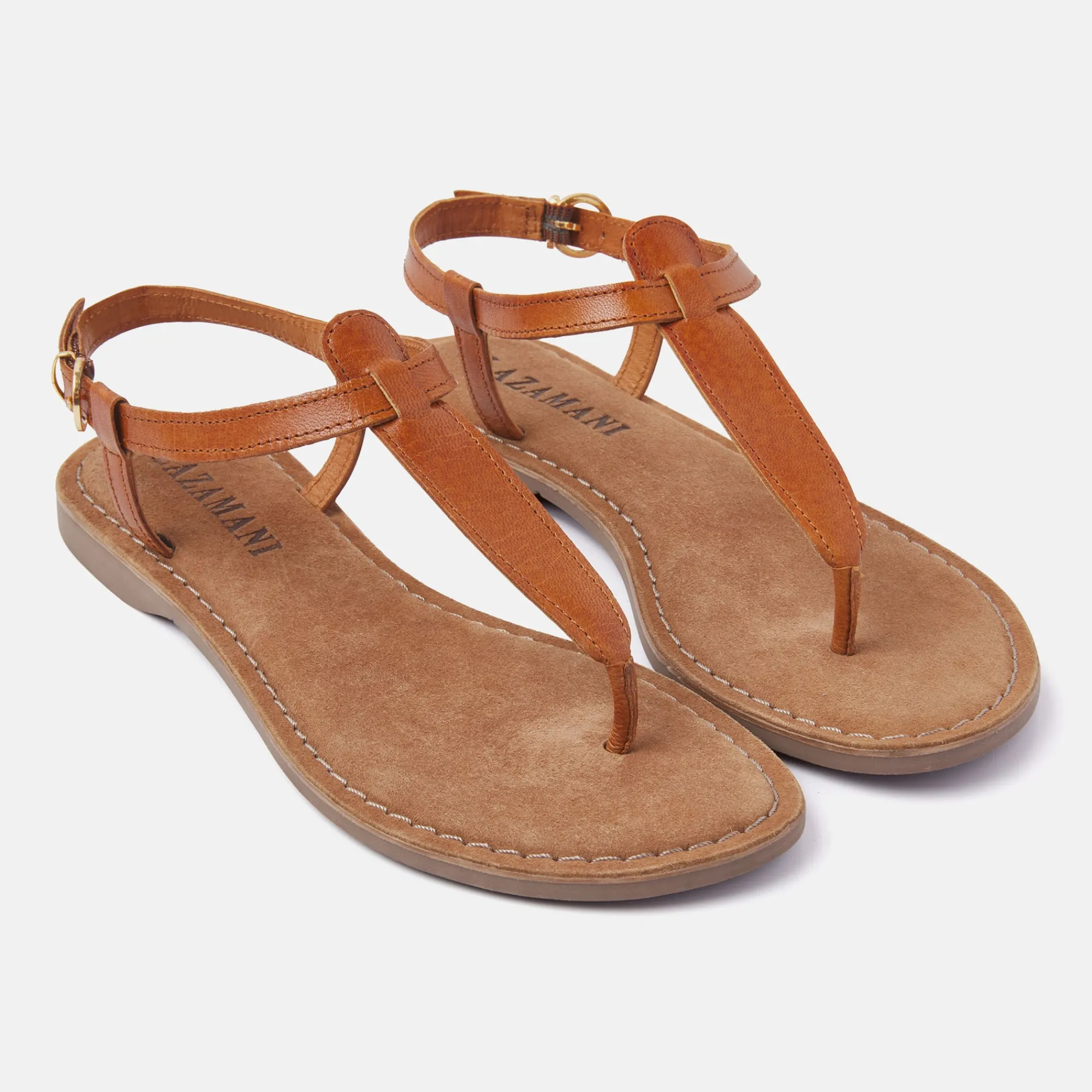 Vrouw Lazamani Sandalen-Dames Sandalen 75.618 Tan