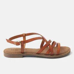 Vrouw Lazamani Sandalen-Dames Sandalen 75.527 Tan