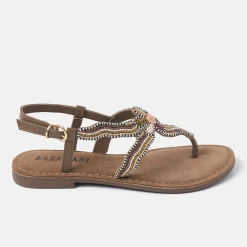 Vrouw Lazamani Sandalen-Dames Sandalen 75.298 Taupe