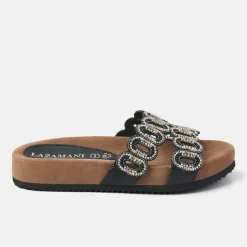Vrouw Lazamani Slippers-Dames Slippers 75.391 Black