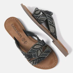 Vrouw Lazamani Slippers-Dames Slippers 75.337 Black