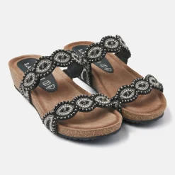 Vrouw Lazamani Slippers-Dames Slippers 75.366 Black