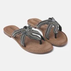 Vrouw Lazamani Slippers-Dames Slippers 75.419 Black