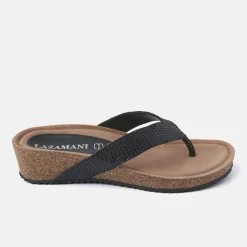 Vrouw Lazamani Slippers-Dames Slippers 75.485 Black