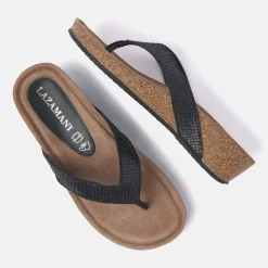 Vrouw Lazamani Slippers-Dames Slippers 75.485 Black