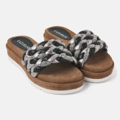 Vrouw Lazamani Slippers-Dames Slippers 75.302 Black