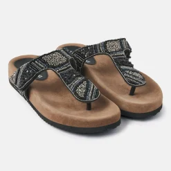 Vrouw Lazamani Slippers-Dames Slippers 75.397 Black