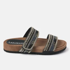 Vrouw Lazamani Slippers-Dames Slippers 75.386 Black