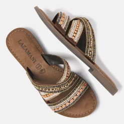 Vrouw Lazamani Slippers-Dames Slippers 75.474 Brown