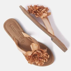 Vrouw Lazamani Slippers-Dames Slippers 33.517 Camel